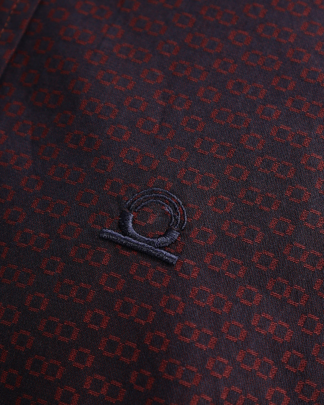 Torin - Regular Fit Dobby Geometric Print Shirt