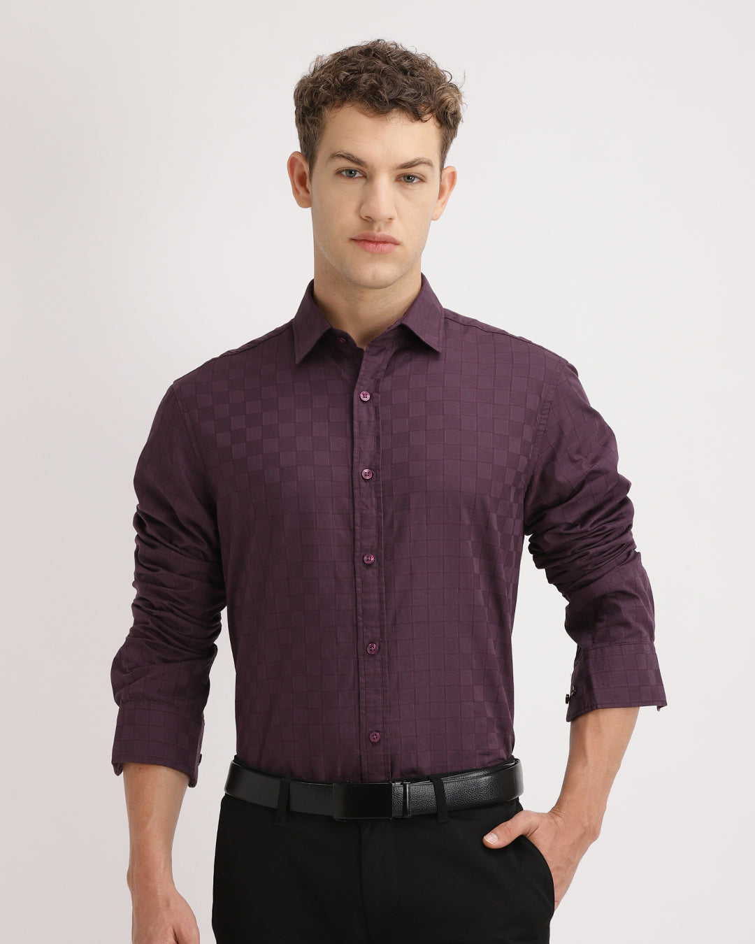 Torin - Regular Fit Dobby Striped Shirt