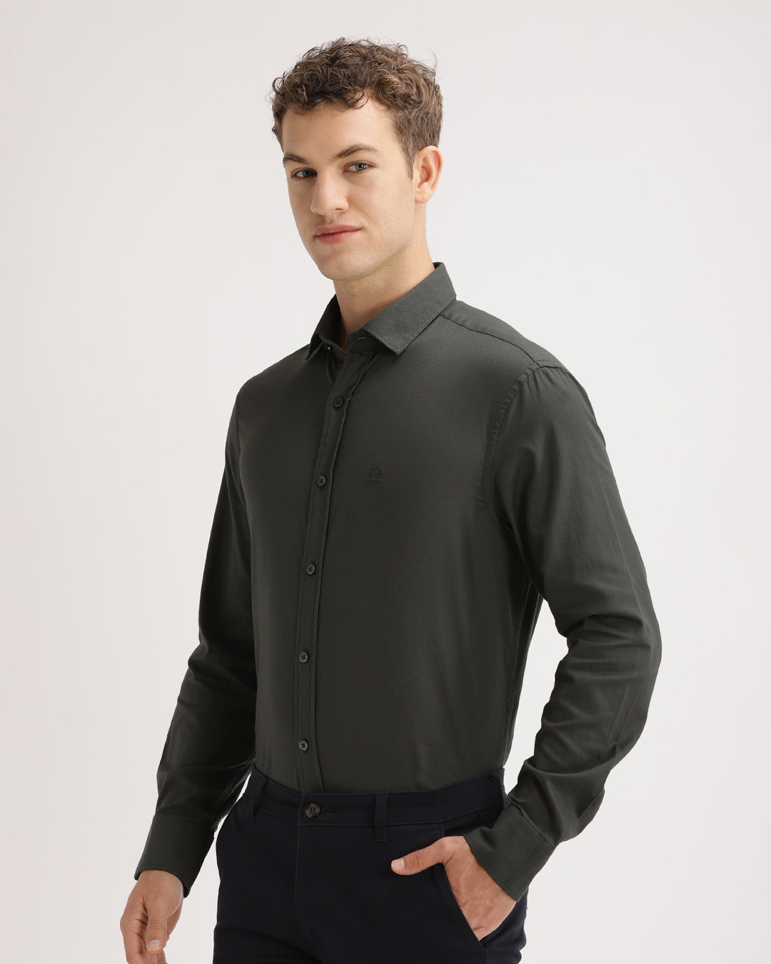 Breyo - Regular Fit Plain Shirt