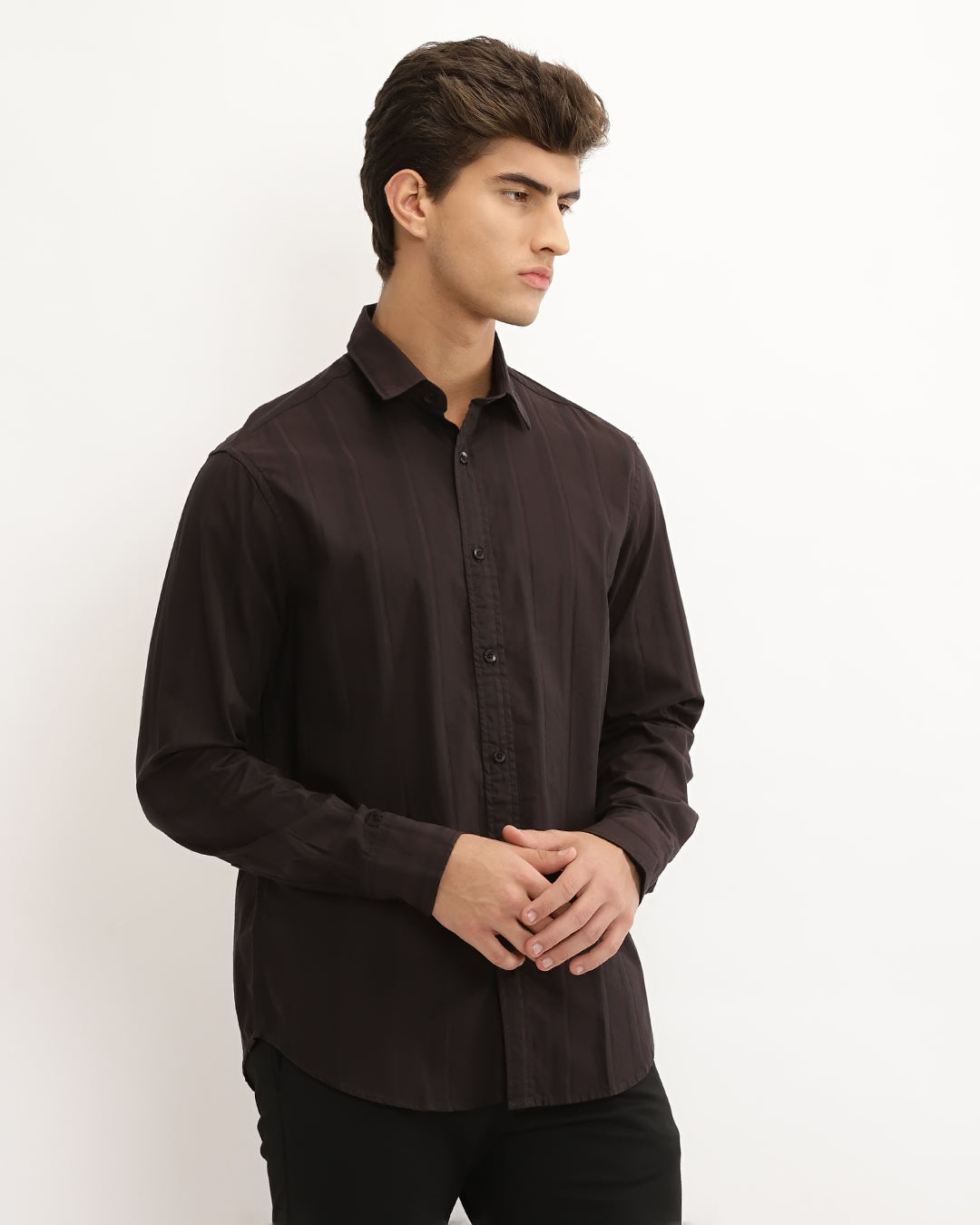 Torin - Regular Fit Dobby Striped Shirt