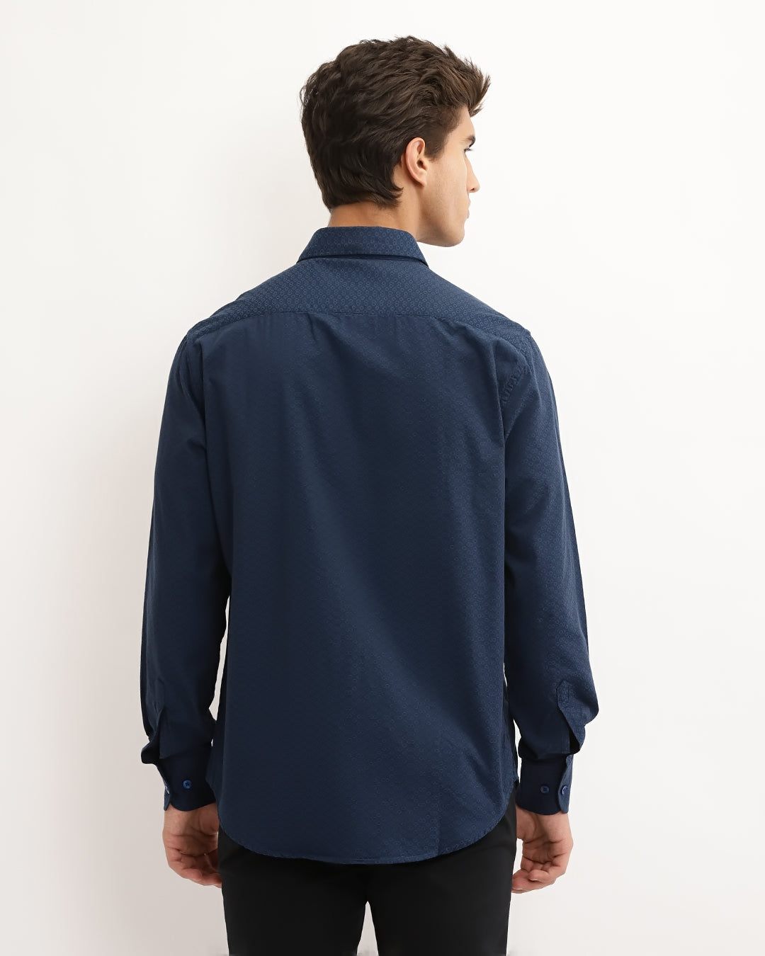 Torin - Regular Fit Dobby Geometric Print Shirt