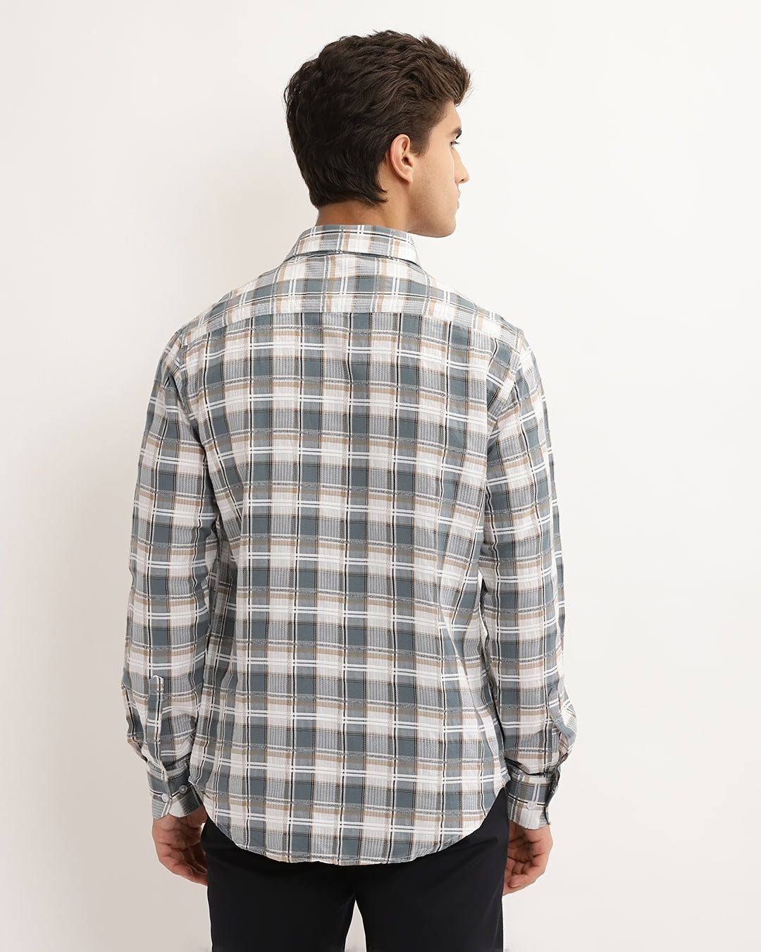 Torin - Regular Fit Dobby Checked Shirt