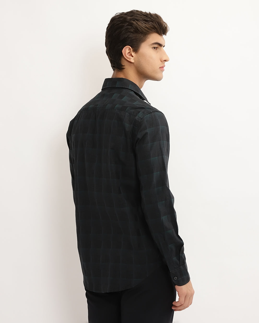Gizaro - Regular Fit Giza Checked Shirt