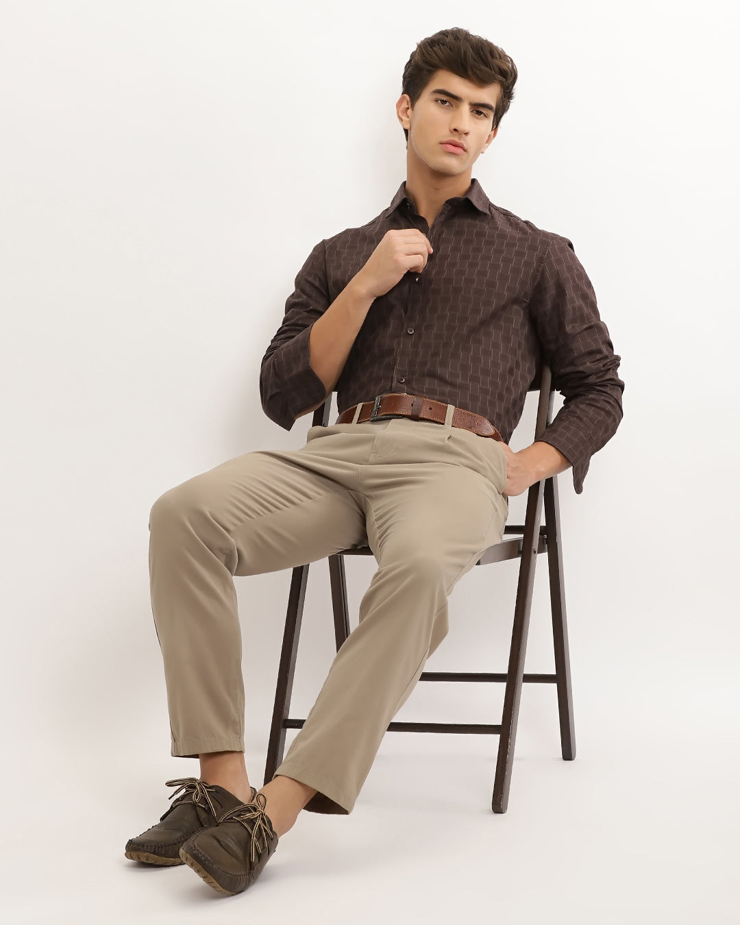 Torin - Regular Fit Dobby Striped Shirt