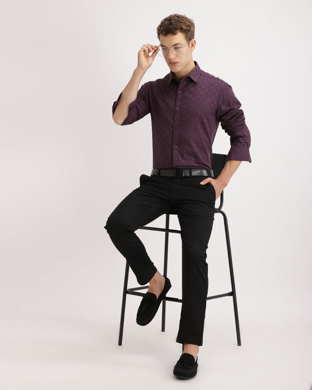 Torin - Regular Fit Dobby Striped Shirt