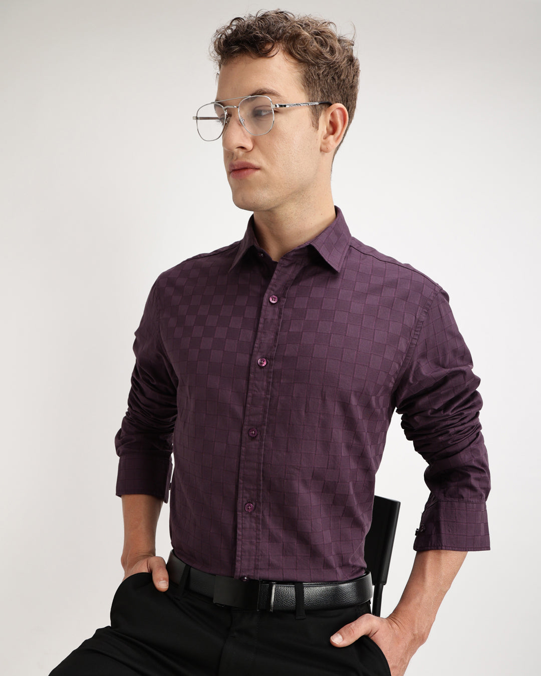 Torin - Regular Fit Dobby Striped Shirt