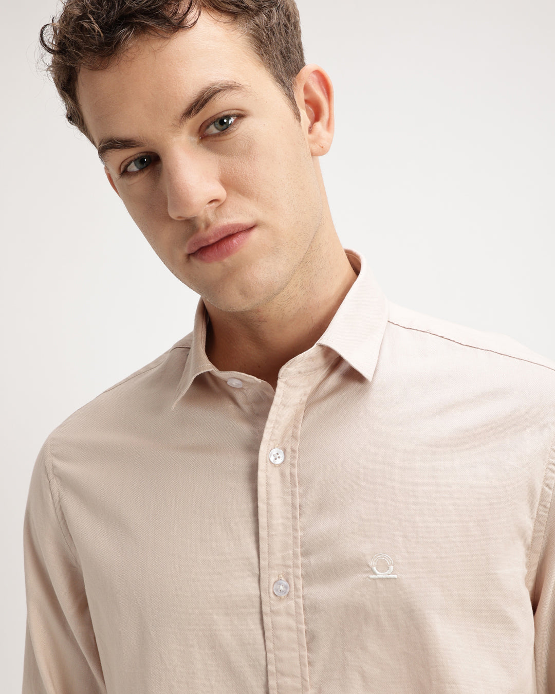 Drixel- Regular Fit Satin Plain Shirt