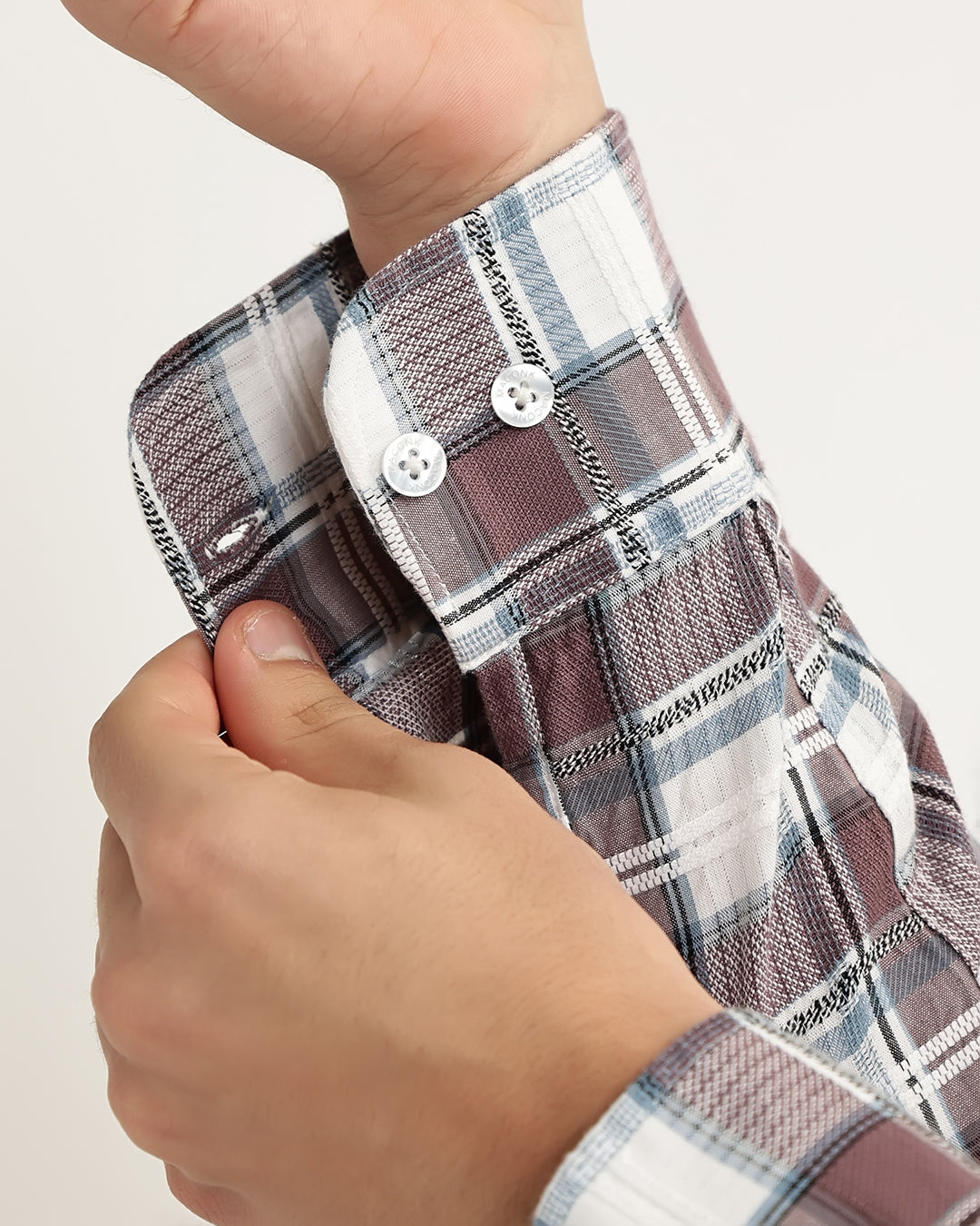 Torin - Regular Fit Dobby Checked Shirt