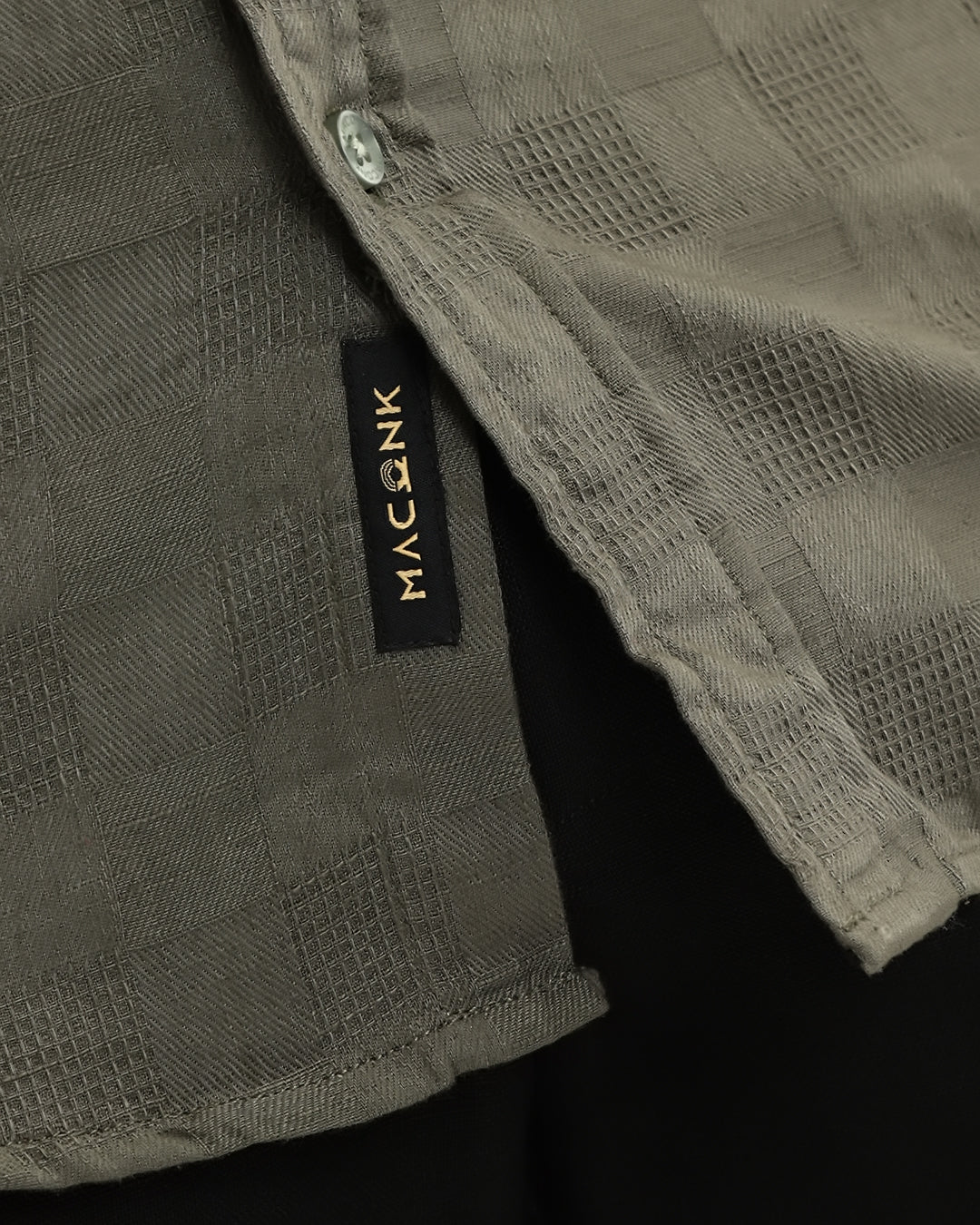 Rivon - Regular Fit Dobby Checked Shirt