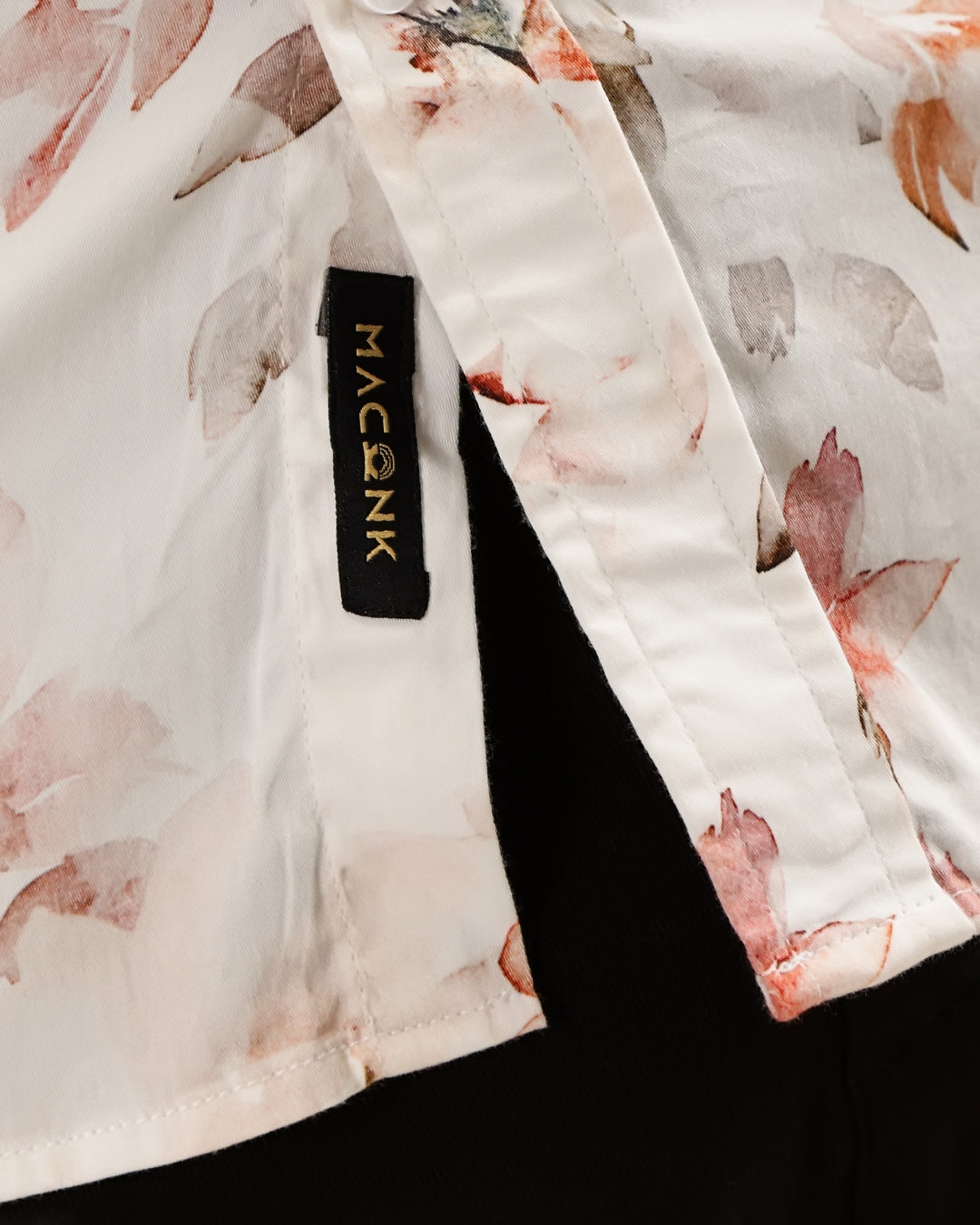 Velin- Regular Fit Satin Floral Print Shirt