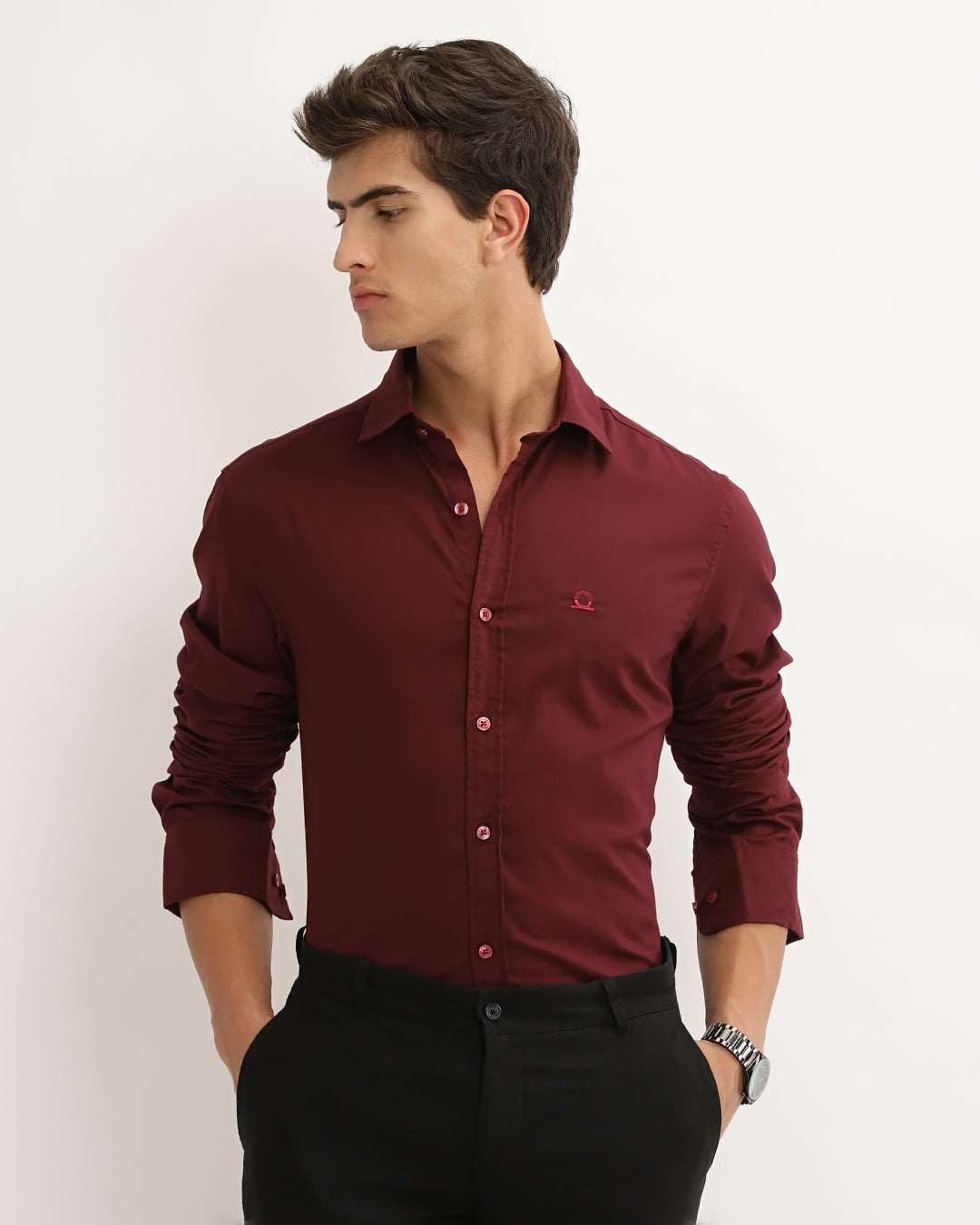 Breyo - Regular Fit Plain Shirt
