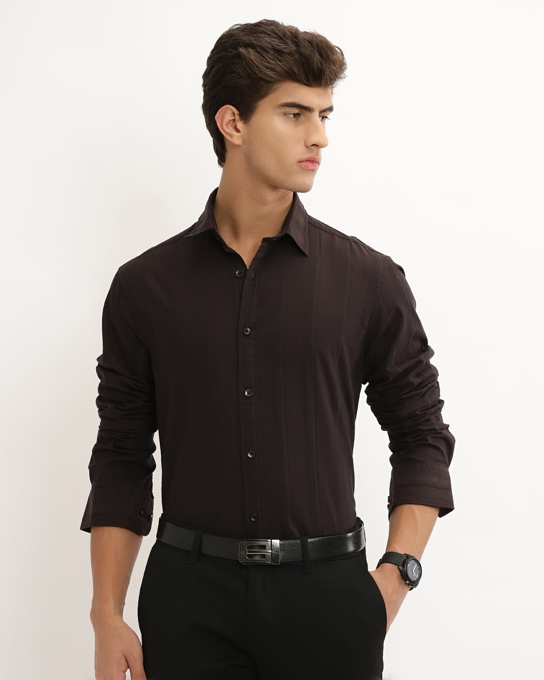 Torin - Regular Fit Dobby Striped Shirt