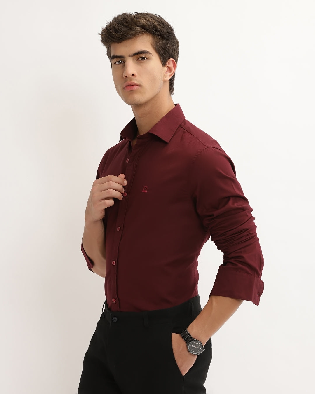 Breyo - Regular Fit Plain Shirt