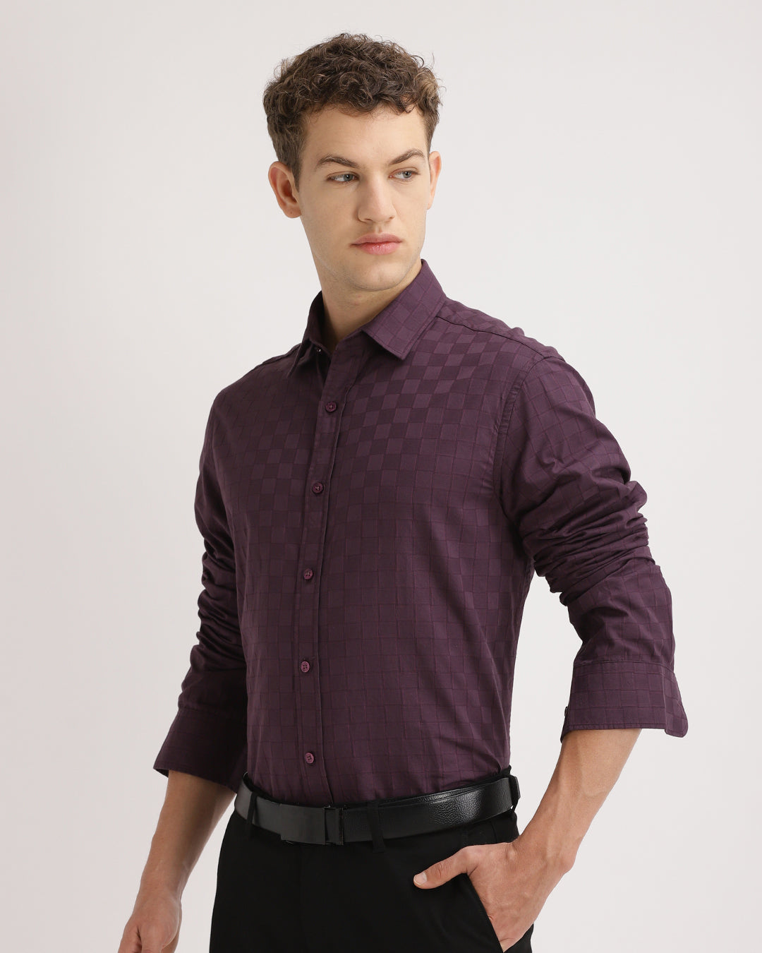 Torin - Regular Fit Dobby Striped Shirt