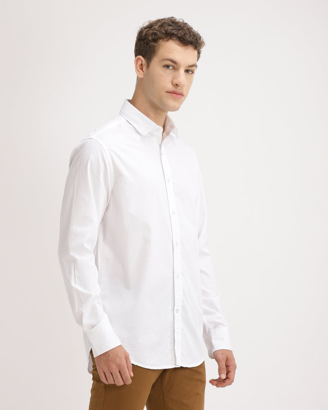 Drixel- Regular Fit Satin Plain Shirt