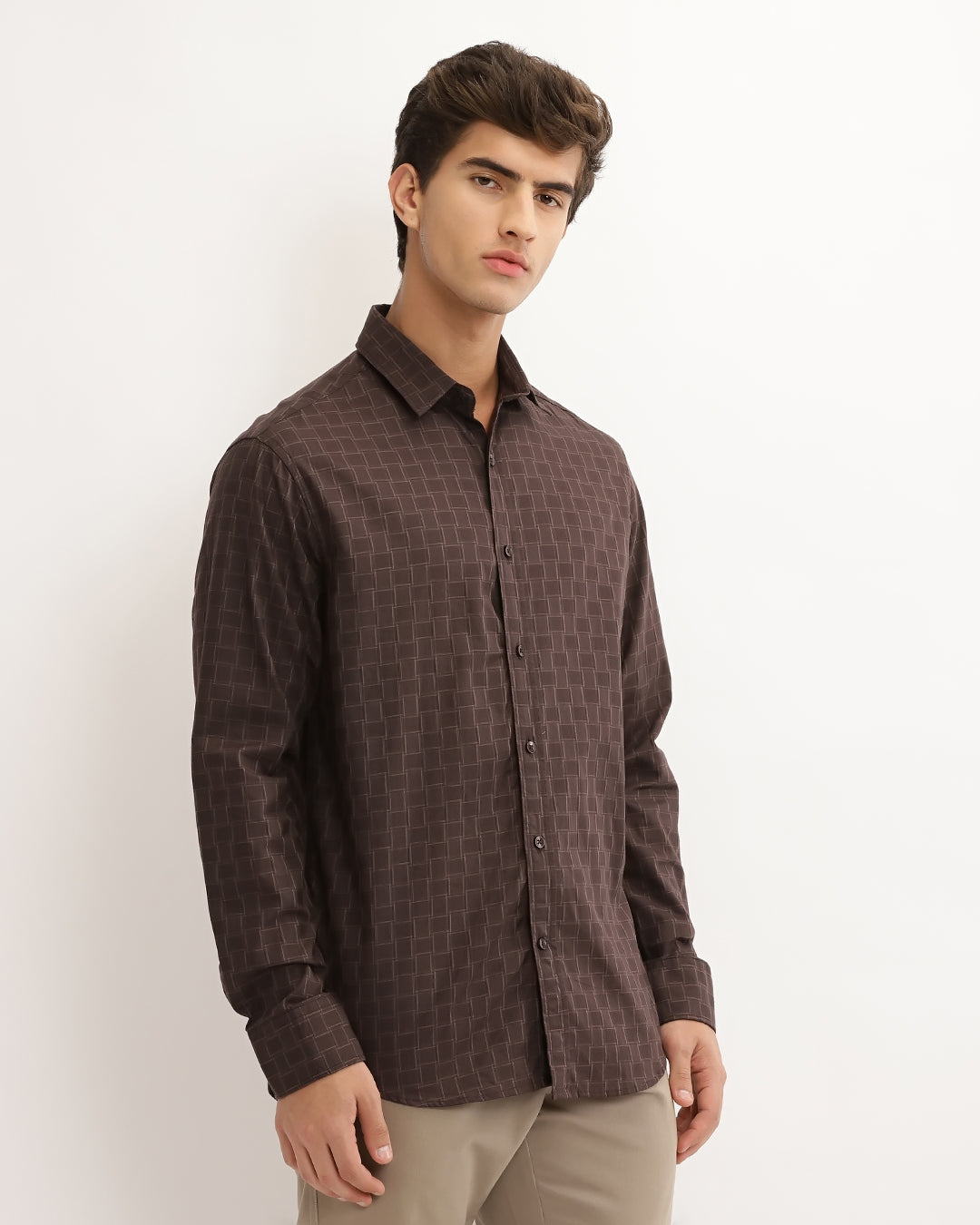 Torin - Regular Fit Dobby Striped Shirt