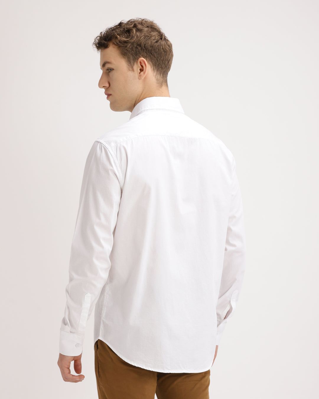 Drixel- Regular Fit Satin Plain Shirt