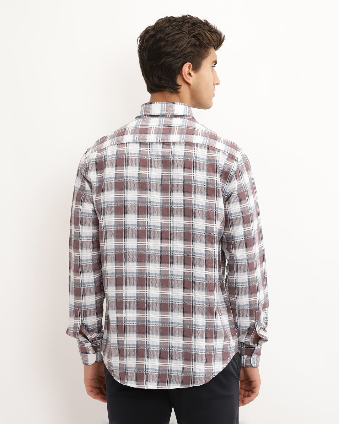 Torin - Regular Fit Dobby Checked Shirt