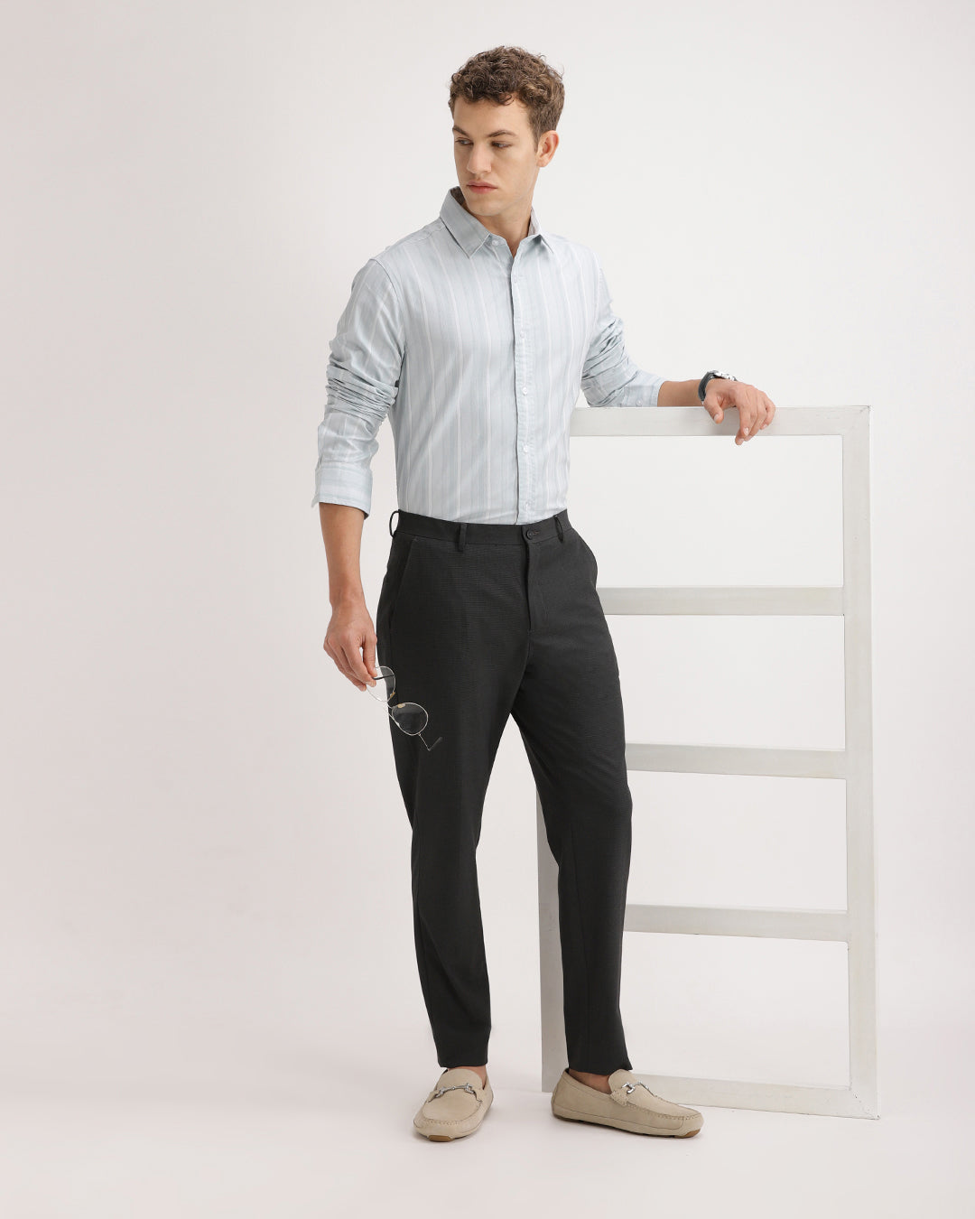 Torin - Regular Fit Dobby Striped Shirt