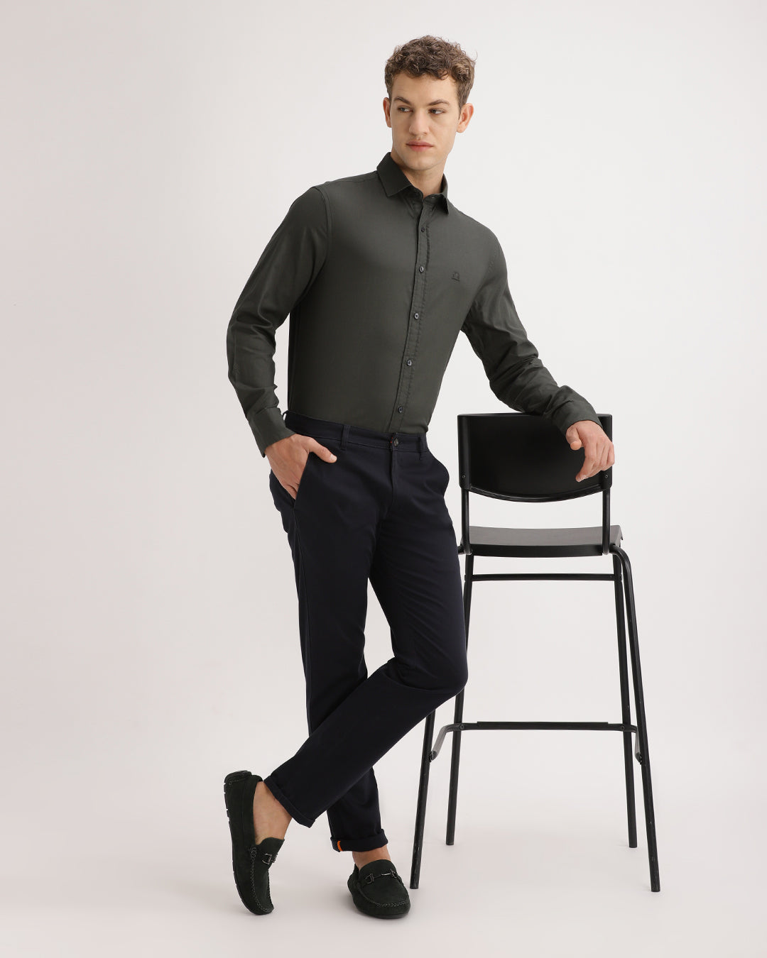 Breyo - Regular Fit Plain Shirt
