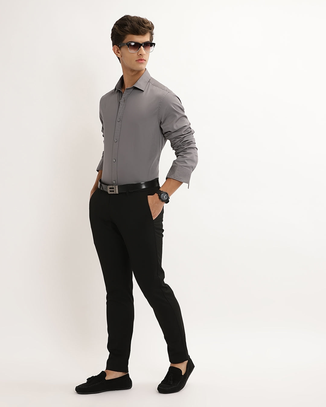 Breyo - Regular Fit Plain Shirt