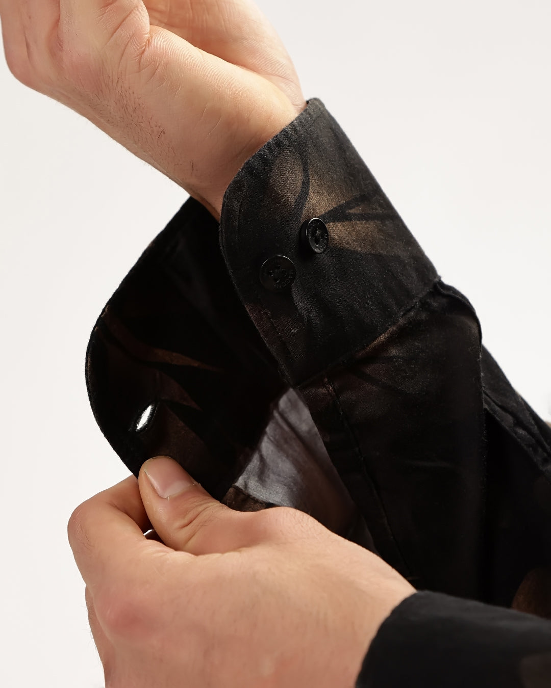 Velin- Regular Fit Satin Floral Print Shirt